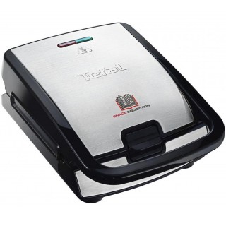 TEFAL | Sandwich Maker | SW854D | 700 W | Number of plates 4 | Number of pastry 2 | Black/Stainless steel