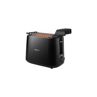 Philips | Daily Collection Toaster | HD2583/90 | Number of slots 2 | Housing material Plastic | Black