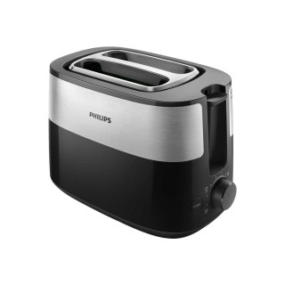 Philips | Toaster | HD2516/90 Daily Collection | Power 830 W | Number of slots 2 | Housing material Plastic | Black