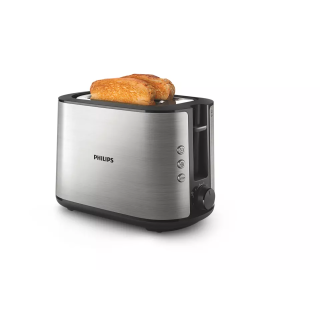 Philips | Toaster | HD2650/90 Viva Collection | Power 950 W | Number of slots 2 | Housing material  Metal | Stainless Steel
