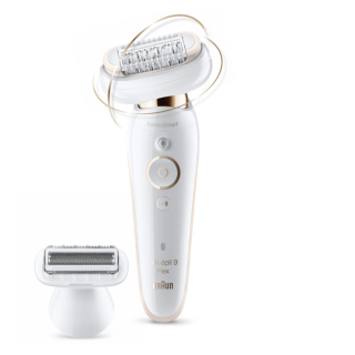 Braun | Epilator | Silk-epil 9 Flex SES9002 | Operating time (max) 40 min | Bulb lifetime (flashes) Not applicable | Number of power levels 2 | Wet & Dry | White/Gold