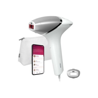 Lumea IPL 8000 Series Hair Removal Device with SenseIQ | BRI940/00 | Bulb lifetime (flashes) 450.000 | Number of power levels 5 | White/Silver