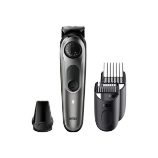 Braun | Beard Trimmer | BT5360 | Cordless and corded | Number of length steps 39 | Black/Silver