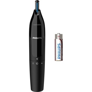 Philips | Nose and Ear Trimmer | NT1650/16 | Nose Hair Trimmer | Wet & Dry | Black