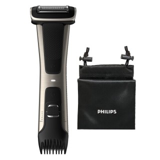Philips | Showerproof body groomer | BG7025/15 | Body groomer | Number of length steps 5 | Black/Stainless