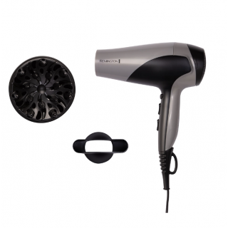 Hair Dryer | D3190S | 2200 W | Number of temperature settings 3 | Ionic function | Diffuser nozzle | Grey/Black