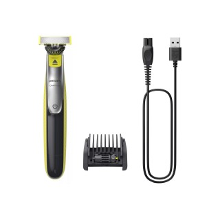 Philips | Face Shaver/Trimmer | QP2734/20 OneBlade 360 | Operating time (max) 60 min | Wet & Dry | Lithium Ion | Black/Green