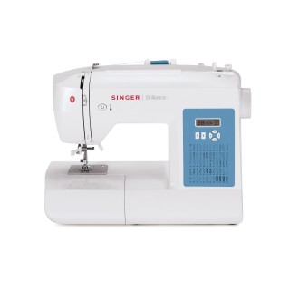 Singer | Sewing Machine | 6160 Brilliance | Number of stitches 60 | Number of buttonholes 6 | White