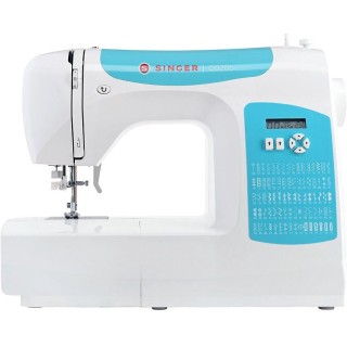 Singer | Sewing Machine | C5205-TQ | Number of stitches 80 | Number of buttonholes 1 | White/Turquoise