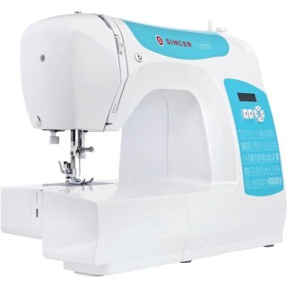Singer | C5205-TQ | Sewing Machine | Number of stitches 80 | Number of buttonholes 1 | White/Turquoise