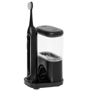 Adler | 2-in-1 Water Flossing Sonic Brush | AD 2180b | Rechargeable | For adults | Number of brush heads included 2 | Number of teeth brushing modes 1 | Black
