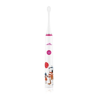 ETA | Sonetic Kids Toothbrush | ETA070690010 | Rechargeable | For kids | Number of brush heads included 2 | Number of teeth brushing modes 4 | Pink/White