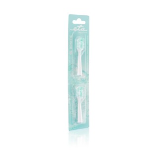 ETA | Toothbrush replacement  for ETA0709 | Heads | For adults | Number of brush heads included 2 | Number of teeth brushing modes Does not apply | White