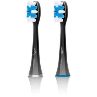 ETA | SoftClean ETA070790600 | Toothbrush replacement | Heads | For adults | Number of brush heads included 2 | Number of teeth brushing modes Does not apply | Black