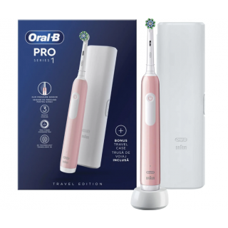 Oral-B | Electric Toothbrush | Pro Series 1 | Rechargeable | For adults | Number of brush heads included 1 | Number of teeth brushing modes 3 | Pink