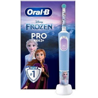 Oral-B | Vitality PRO Kids Frozen | Electric Toothbrush | Rechargeable | For children | Blue | Number of brush heads included 1 | Number of teeth brushing modes 2