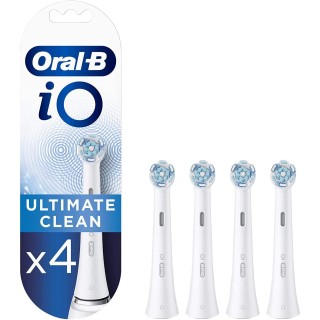Oral-B | Toothbrush Replacement Heads | iO Ultimate Clean | Heads | For adults | Number of brush heads included 4 | White