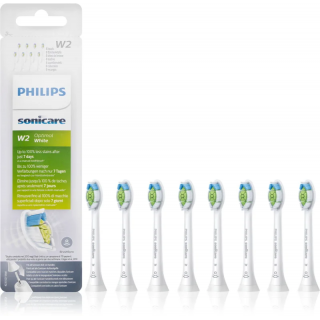 Philips | Toothbrush Heads | HX6068/12 Sonicare W2 Optimal | Heads | For adults and children | Number of brush heads included 8 | Number of teeth brushing modes Does not apply | Sonic technology | White