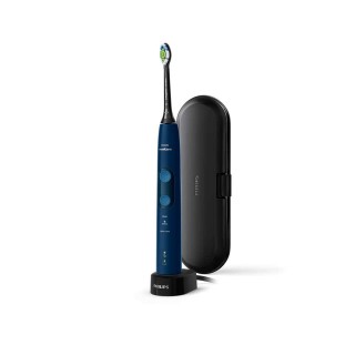 Philips | ProtectiveClean 5100 Electric toothbrush | HX6851/53 | Rechargeable | For adults | ml | Number of heads 2 | Number of brush heads included 1 | Number of teeth brushing modes 3 | Dark Blue
