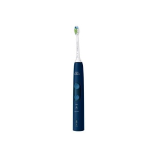 Philips | ProtectiveClean 5100 Electric toothbrush | HX6851/53 | Rechargeable | For adults | Number of heads 2 | Number of brush heads included 1 | Number of teeth brushing modes 3 | Dark Blue