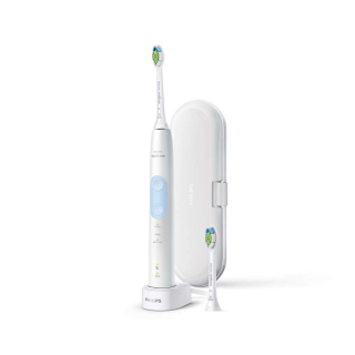 Philips | Sonicare ProtectiveClean 5100 Electric Toothbrush | HX6859/29 | Rechargeable | For adults | ml | Number of heads | Number of brush heads included 2 | Number of teeth brushing modes 3 | Sonic technology | White/Light Blue
