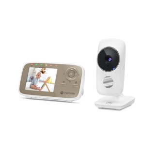 Motorola | Video Baby Monitor | VM483 2.8" | 2.8" LCD colour display with 480 x 272px resolution; 2.4 GHz FHSS Wireless technology for in-home viewing;  2.8" LCD colour display with 480 x 272px resolution 2.4 GHz FHSS Wireless technology fo