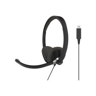 Koss | USB Communication Headsets | CS300 | Wired | On-Ear | Microphone | Noise canceling | Black