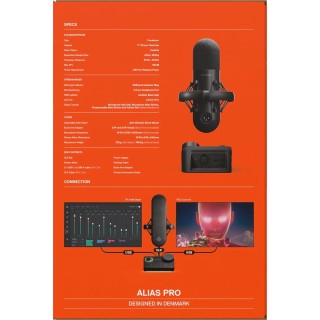 SteelSeries | Gaming Microphone | Alias Pro | Black