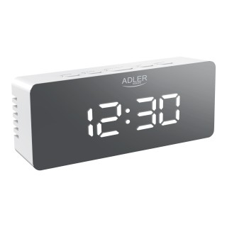 Adler | AD 1189W | Alarm Clock | W | White | Alarm function