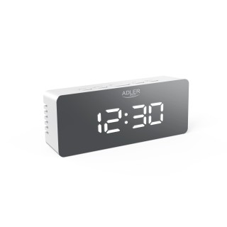 Adler | Alarm Clock | AD 1189W | Alarm function | White