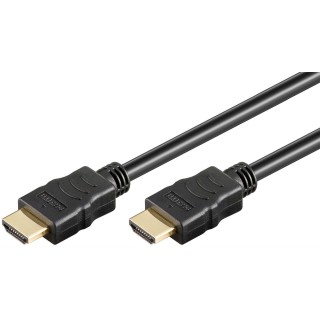 Goobay | High Speed HDMI Cable with Ethernet | Black | HDMI male (type A) | HDMI male (type A) | HDMI to HDMI | 1 m