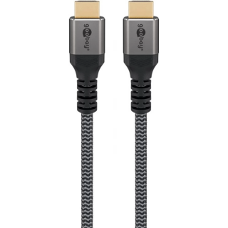 Goobay High Speed HDMI Cable with Ethernet | Black | HDMI to HDMI | 1 m