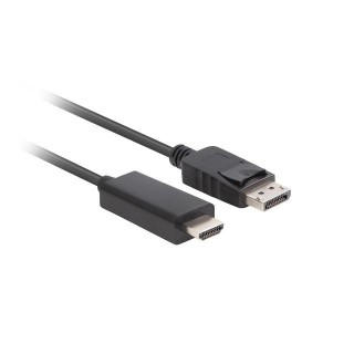 Lanberg | DisplayPort to HDMI Cable | DisplayPort Male | HDMI Male | DP to HDMI | 1 m