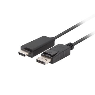 Lanberg | DisplayPort to HDMI Cable | DisplayPort Male | HDMI Male | DP to HDMI | 1.8 m