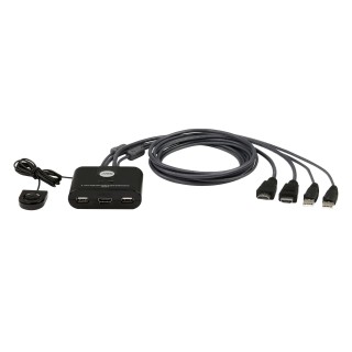 Aten | 2-Port USB FHD HDMI Cable KVM Switch | CS22HF