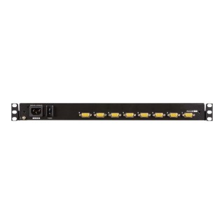 Aten | 8-Port PS/2-USB VGA Single Rail WideScreen LCD KVM Switch | CL3108NX-ATA-AG
