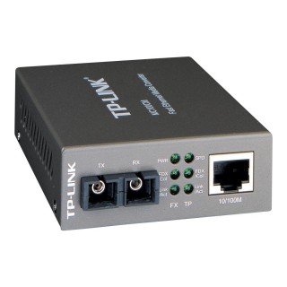 TP-LINK | 10/100Mbps Multi-Mode Media Converter | MC100CM | 10/100Base-TX | 100Base-FX