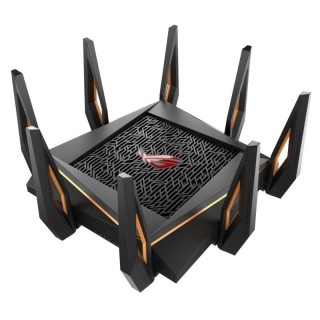 GT-AX11000 Tri-band WiFi Gaming Router | ROG Rapture | 802.11ax | 4804+1148 Mbit/s | 10/100/1000 Mbit/s | Ethernet LAN (RJ-45) ports 4 | Mesh Support Yes | MU-MiMO No | No mobile broadband | Antenna type 8xExternal | 2 x USB 3.1 Gen 1 | mon