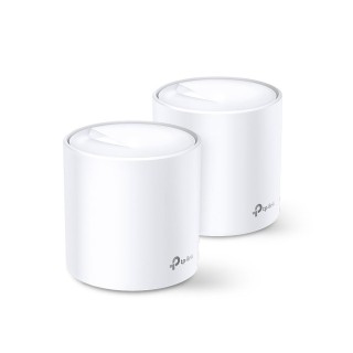 Whole Home Mesh Wi-Fi 6 System | Deco X50 (2-pack) | 802.11ax | 574+2402 Mbit/s | Mbit/s | Ethernet LAN (RJ-45) ports 3 | Mesh Support Yes | MU-MiMO Yes | No mobile broadband | Antenna type Internal