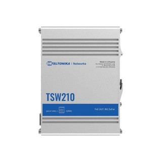Teltonika | Switch | TSW210 | Unmanaged | Wall mountable | 1 Gbps (RJ-45) ports quantity 8 | SFP ports quantity 2 | 24 month(s)