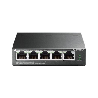 TP-LINK | Switch | TL-SF1005LP | Unmanaged | Desktop | 10/100 Mbps (RJ-45) ports quantity 5 | PoE ports quantity 4 | Power supply type External