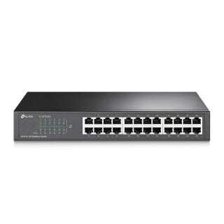 TP-LINK | Switch | TL-SF1024D | Unmanaged | Desktop/Rackmountable | 10/100 Mbps (RJ-45) ports quantity 24 | 1 Gbps (RJ-45) ports quantity | SFP ports quantity | PoE ports quantity | PoE+ ports quantity | Power supply type External | month(s