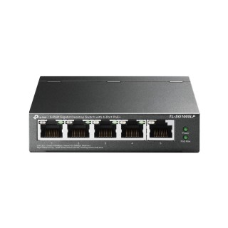 TP-LINK | Switch | TL-SG1005LP | Unmanaged | Desktop | PoE+ ports quantity 4 | Power supply type External
