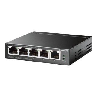 TP-LINK | Switch | TL-SG105PE | Unmanaged | Desktop | Mbit/s | 10/100 Mbps (RJ-45) ports quantity | Antenna type | PoE ports quantity | PoE+ ports quantity 4 | Power supply type External