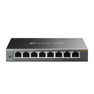 TP-LINK | Switch | TL-SG108E | Web managed | Wall mountable | 1 Gbps (RJ-45) ports quantity 8 | Power supply type External | 36 month(s)