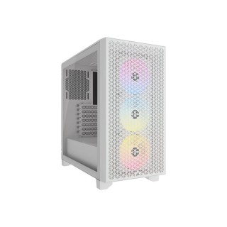 Corsair | RGB Tempered Glass PC Case | 3000D | Side window | White | Mid-Tower | Power supply included No