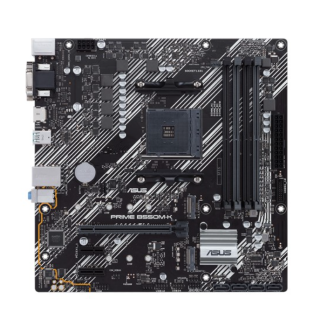 Asus | PRIME B550M-K | Processor family AMD | Processor socket AM4 | DDR4 | Memory slots 4 | Chipset AMD B | Micro ATX
