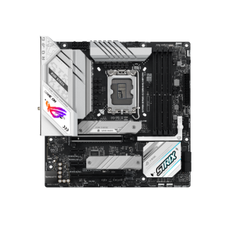 Asus | ROG STRIX B760-G GAMING WIFI D4 | Processor family Intel | Processor socket  LGA1700 | DDR4 DIMM | Memory slots 4 | Supported hard disk drive interfaces 	SATA