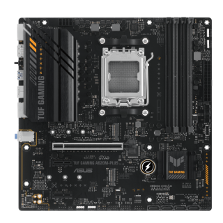Asus | TUF GAMING A620M-PLUS | Processor family AMD | Processor socket AM5 | DDR5 DIMM | Memory slots 4 | Supported hard disk drive interfaces 	SATA