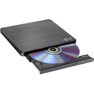 H.L Data Storage | Ultra Slim Portable DVD-Writer | GP60NB60 | Interface USB 2.0 | DVD±R/RW | CD read speed 24 x | CD write speed 24 x | Black | Desktop/Notebook